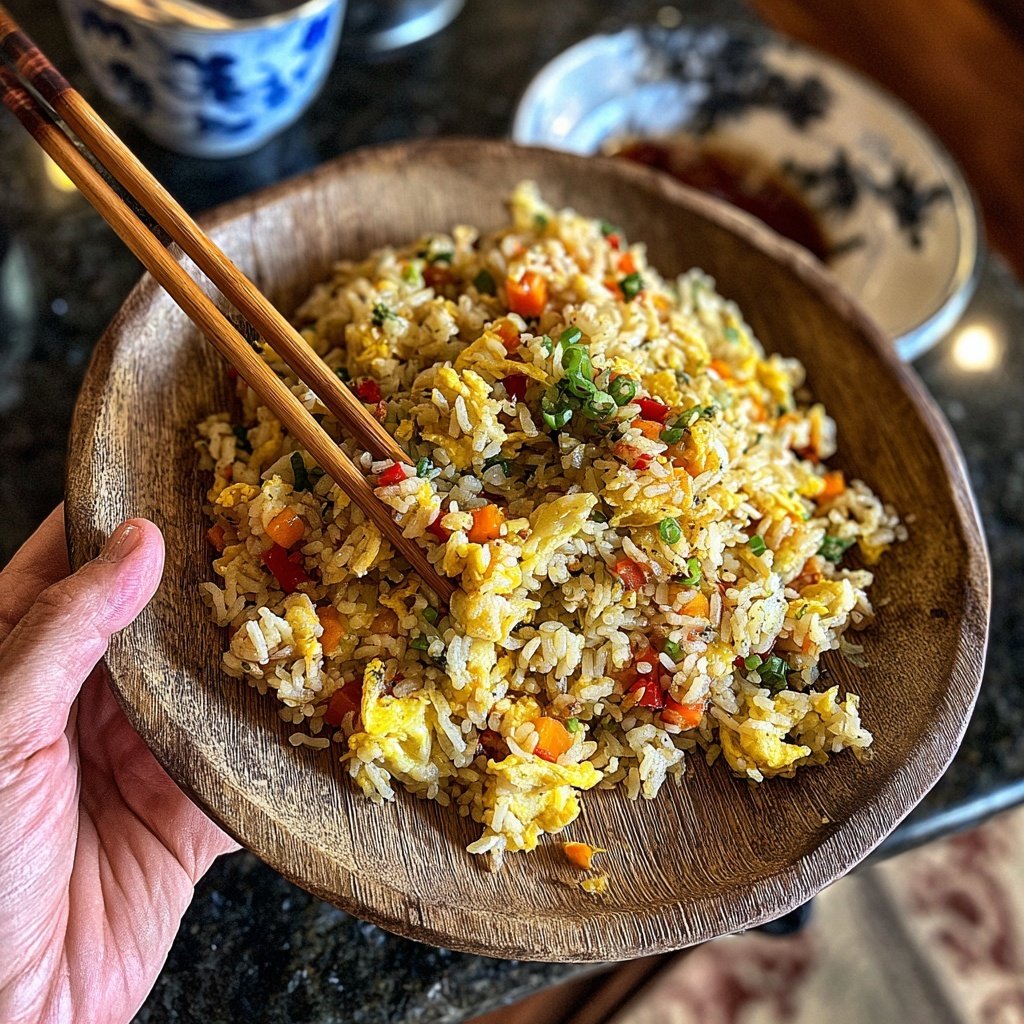 Quick 10 Minute Egg Fried Rice