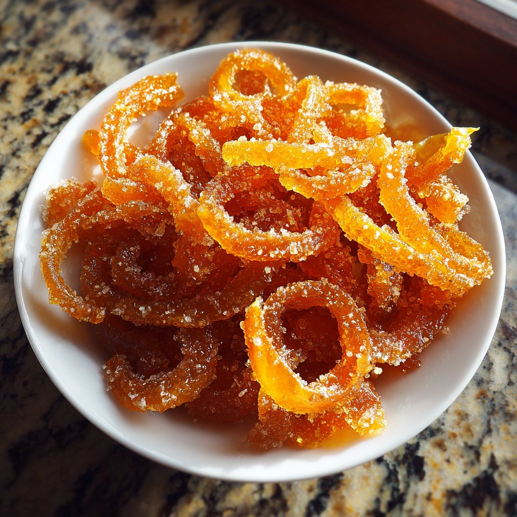 Candied Orange Peel Holiday Treats