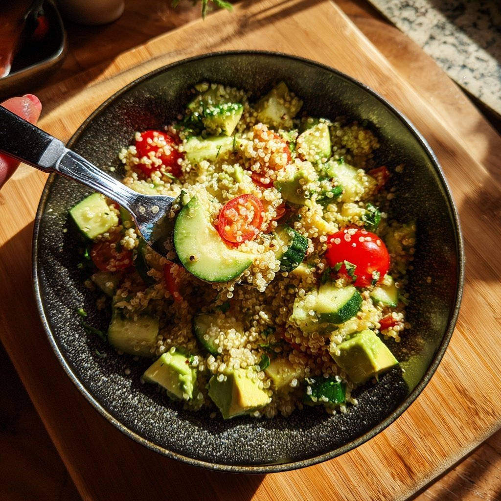 Healthy Avocado Quinoa Salad
