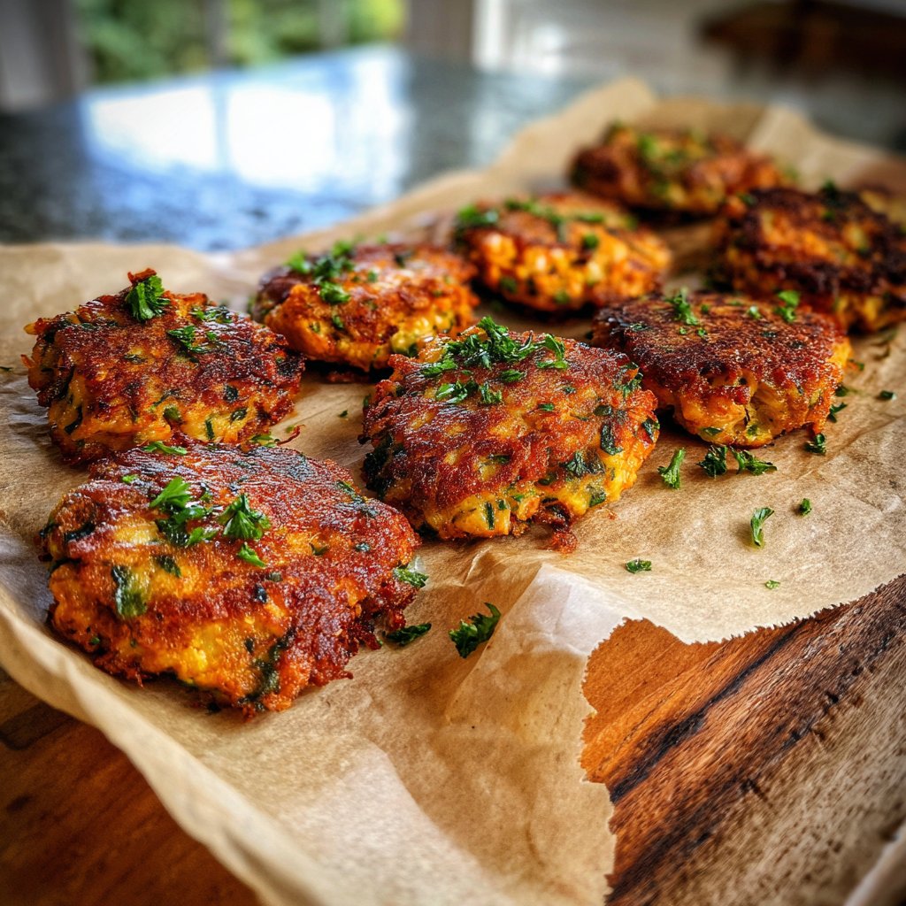 Cajun Salmon Fritters