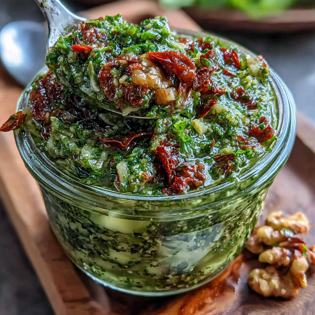 Sun-Dried Tomato & Almond Pesto