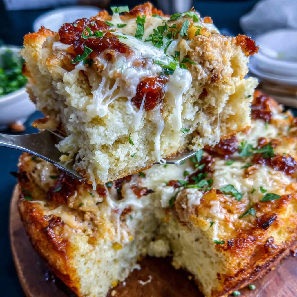 Turkey Cornbread Casserole Dish