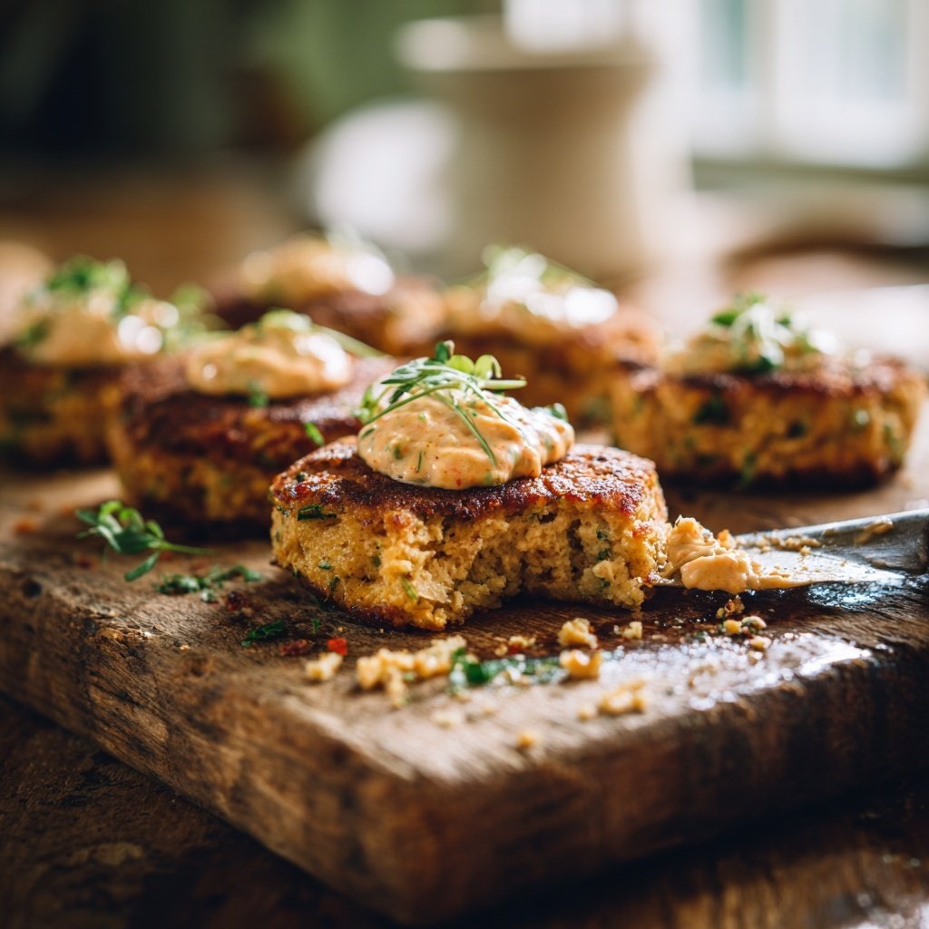 Salmon Cakes with Spicy Remoulade