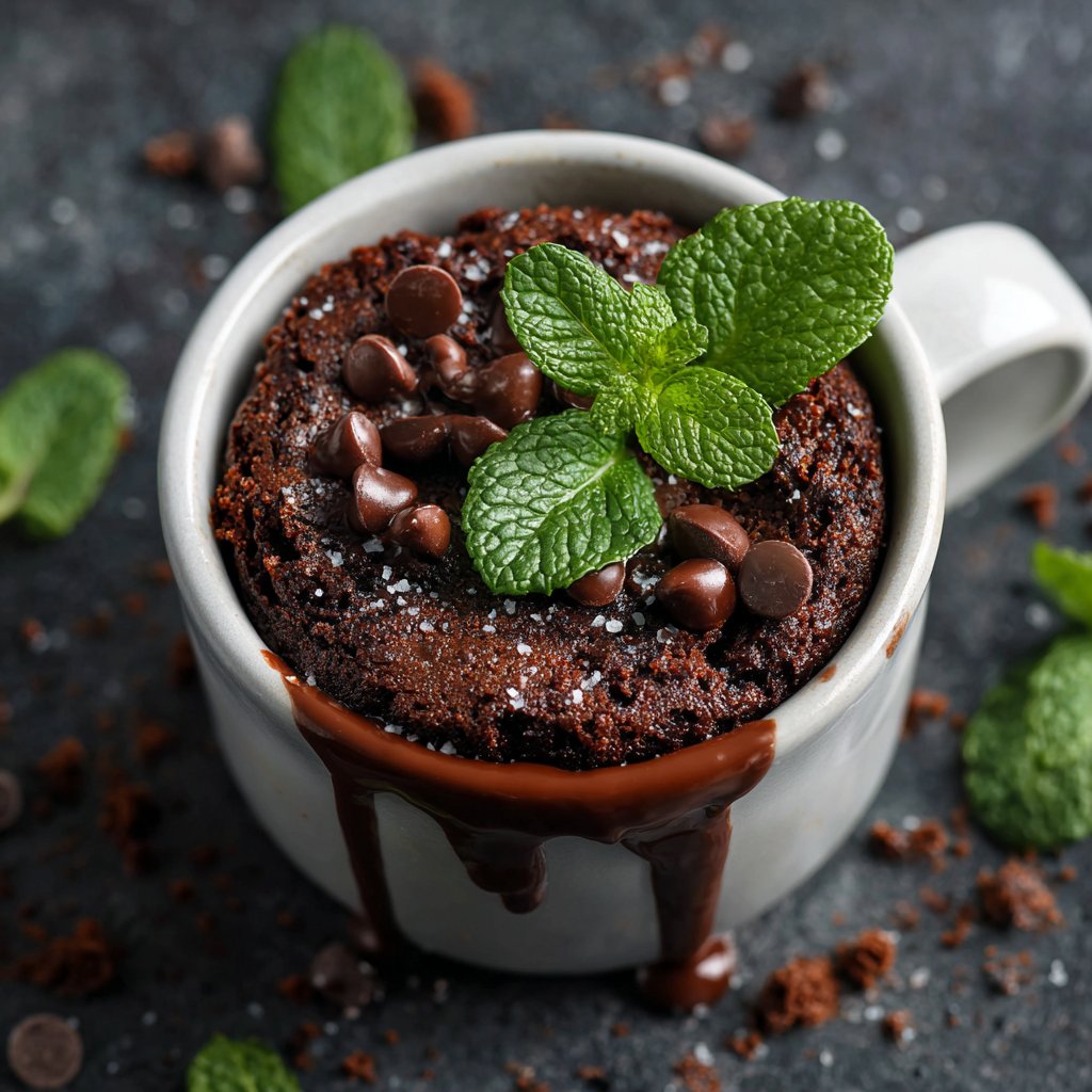 Mint Chocolate Mug Cake